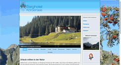 Desktop Screenshot of koerbersee.at